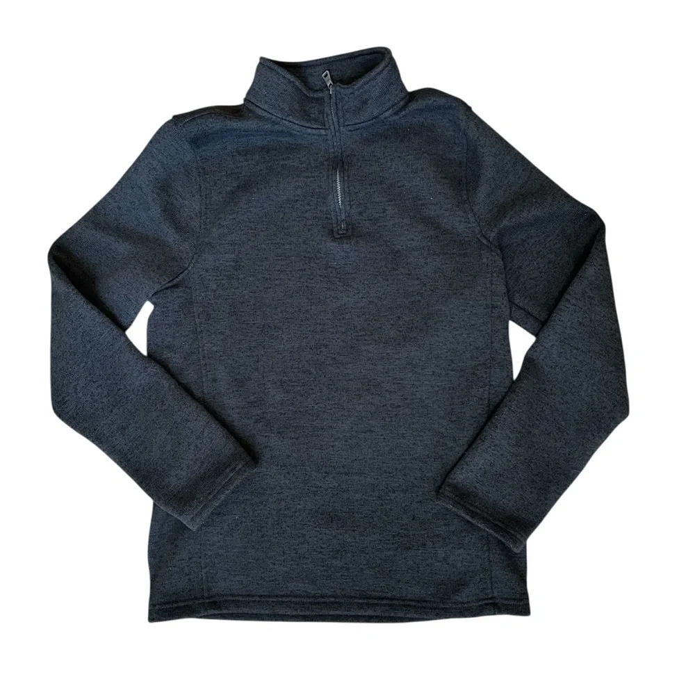 Urban Pipeline Youth XL Dark Gray 1/4 Zip Sweatshirt Soft Polyester Fleece